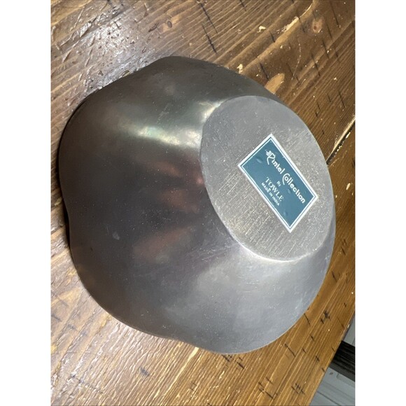 Towle Pintel Collection Abstract Deco Candy Nuts Aluminum 5" Silver Party Bowl - Picture 2 of 4